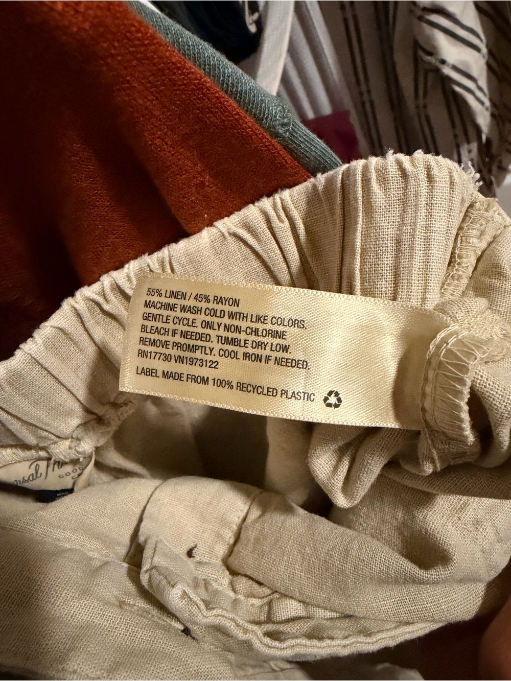 Universal Thread Cream Button-Front Midi Skirt - Picture 4 of 4
